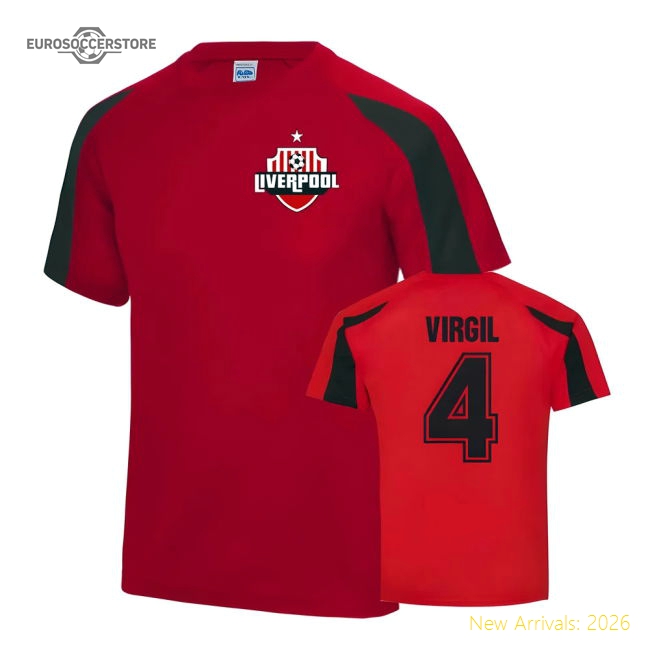 Virgil Van Dijk Liverpool Sports Training Jersey (Red)-ly44