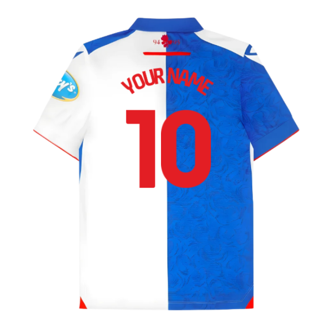 2024-2025 Blackburn Home Shirt (Your Name) Jersey
