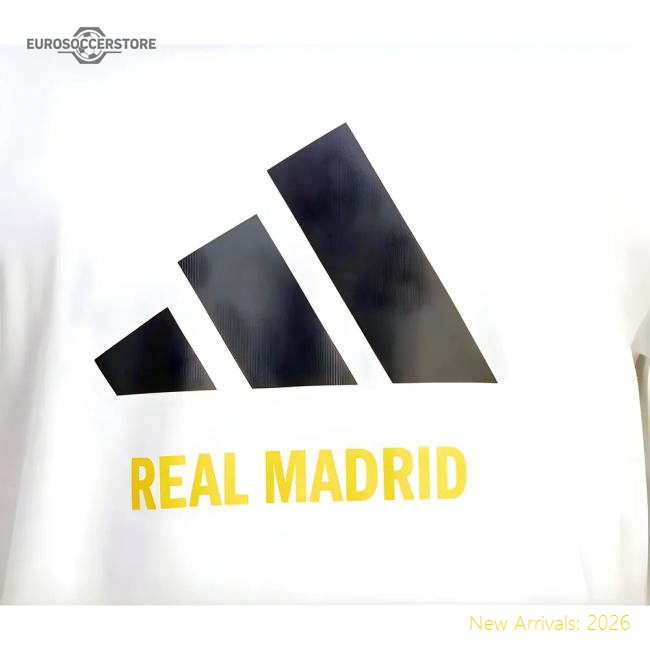 2025-2026 Real Madrid Seasonal Graphic Tee (White) (Ronaldo 7)-BuySoccerJersey Hub
