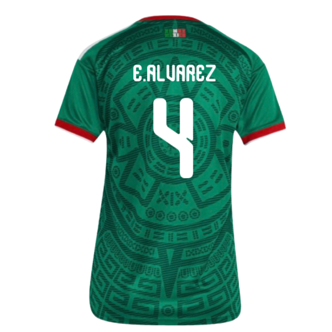 2026-2027 Mexico Home Shirt (Womens) (E.Alvarez 4)-BuySoccerJersey Hub
