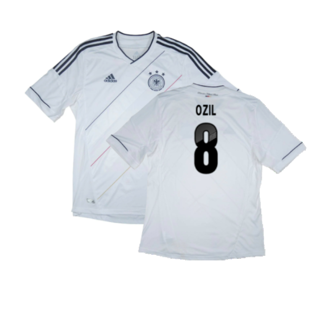 Germany 2012-13 Home Shirt (XL) ((Very Good) M) (Ozil 8)-ly44