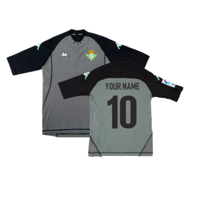 Real Betis 2004-05 3rd Shirt ((Excellent) XL) (Your Name)-ly44