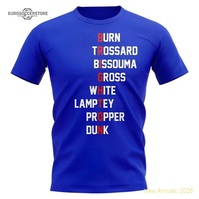 Brighton Team T-Shirt (Blue)-Football Jersey Hub
