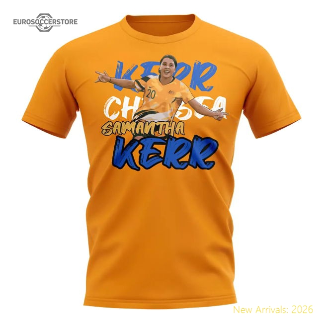 Samantha Kerr Graphic Player Tee (Gold)-ly44