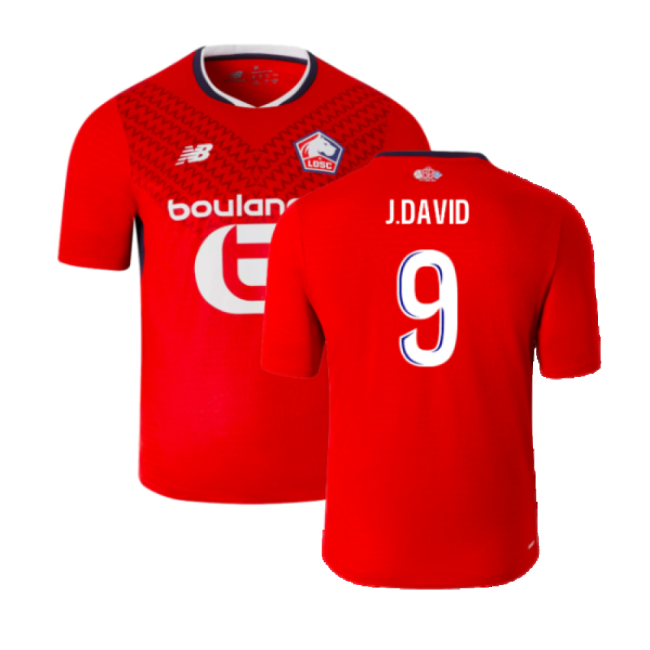 2024-2025 Lille LOSC Home Shirt (J.David 9)-ly44