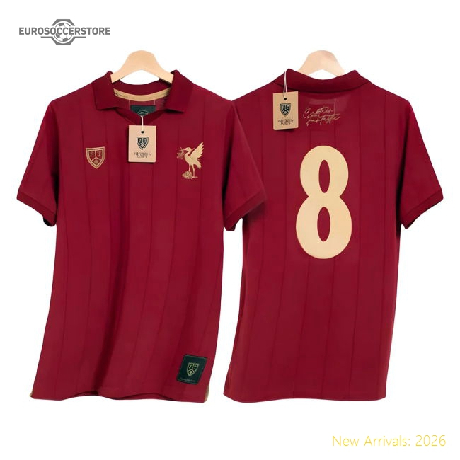 Liverpool Gerrard Tribute Captain Fantastic Retro Shirt-ly44