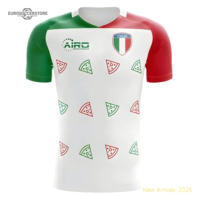 Italy 2025-2026 Pizza Concept Football Kit (Airo) - Womens-ly44