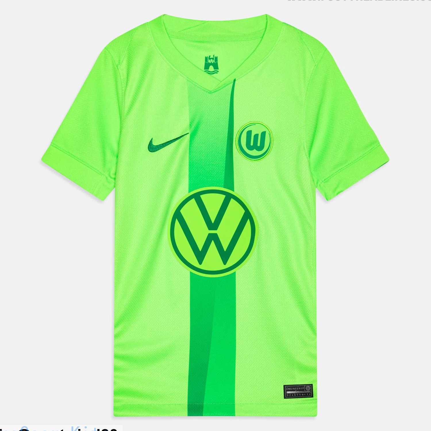 Wolfsburg Kits Released 24 25 Home Away Kit &