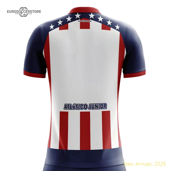 2025-2026 Junior de Barranquilla Home Concept Football Shirt - Womens-BuySoccerJersey Hub