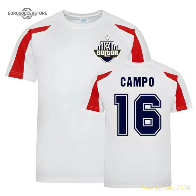 Ivan Campo Bolton Sports Training Jersey (White)