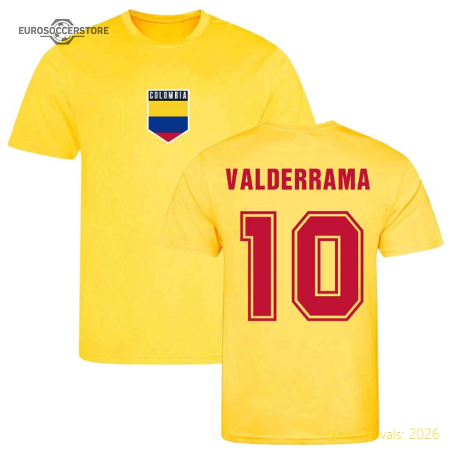 Valderrama Colombia Training Jersey (Yellow)-ly44
