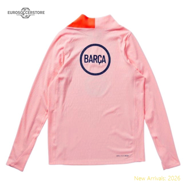 2025-2026 Barcelona Dri-FIT ADV Elite Drill Top (Crimson Tint)-BuySoccerJersey Hub