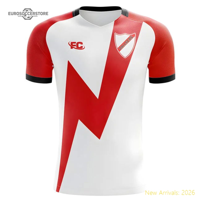 2018-2019 Rayo Vallecano Fans Culture Home Concept Shirt - Baby-ly44