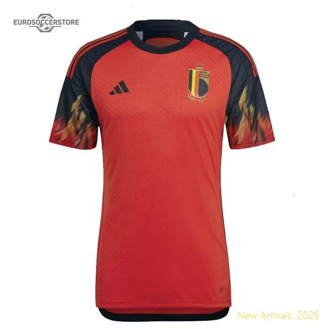 2022-2023 Belgium Authentic Home Shirt (E HAZARD 10)-ly44