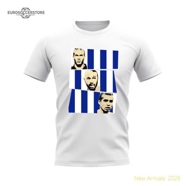 Zidane Henry Trezeguet France Trio T-Shirt (White)-ly44