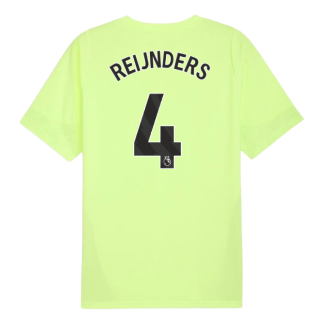 2025-2026 Man City Training Jersey (Fizzy Apple) (Reijnders 4)-Football Jersey Hub