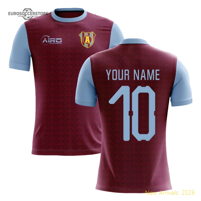 2025-2026 Villa Home Concept Football Shirt (Your Name)-ly44