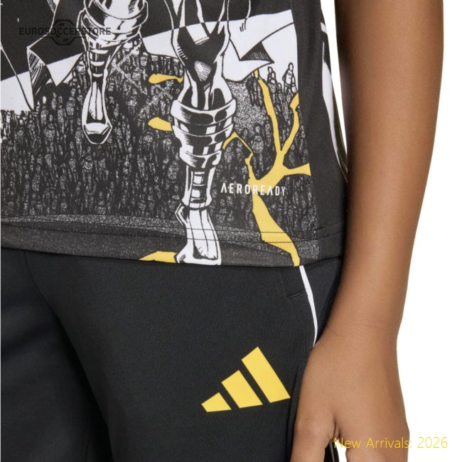 2025-2026 Real Madrid Pre Match Shirt (White) - Kids-BuySoccerJersey Hub