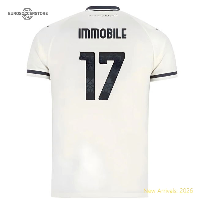 2025-2026 Lazio Away Shirt - Kids (Immobile 17)-Football Jersey Hub