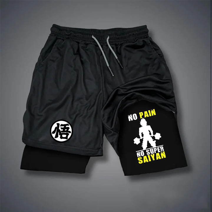 Unisex Casual Anime Streetwear Shorts-AnimeClothe