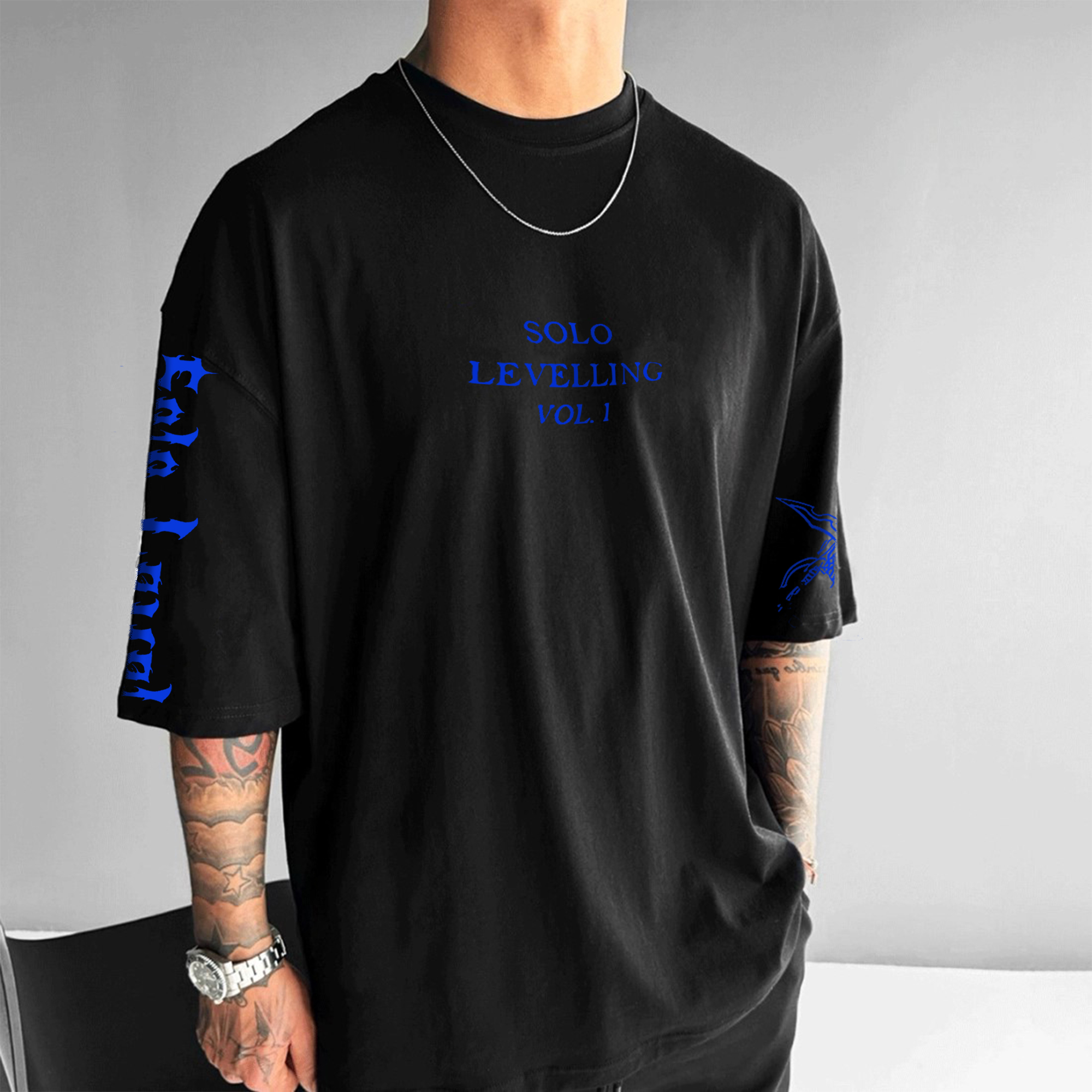 Unisex  "Solo Leveling" Anime Inspired Vintage T-Shirt