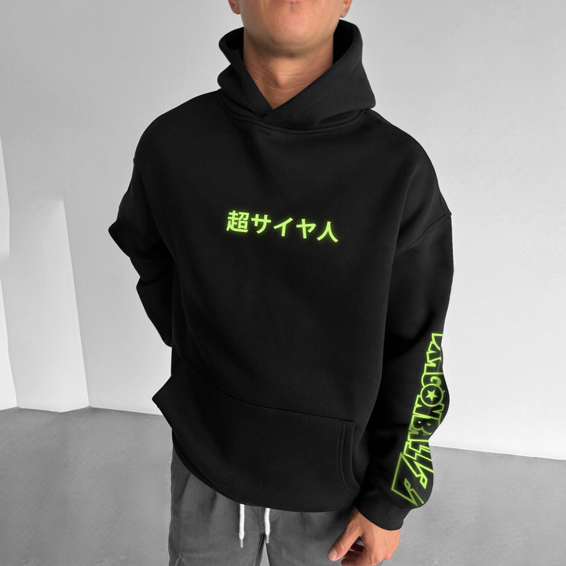 Unisex Anime Print  Casual Oversized Hoodie
