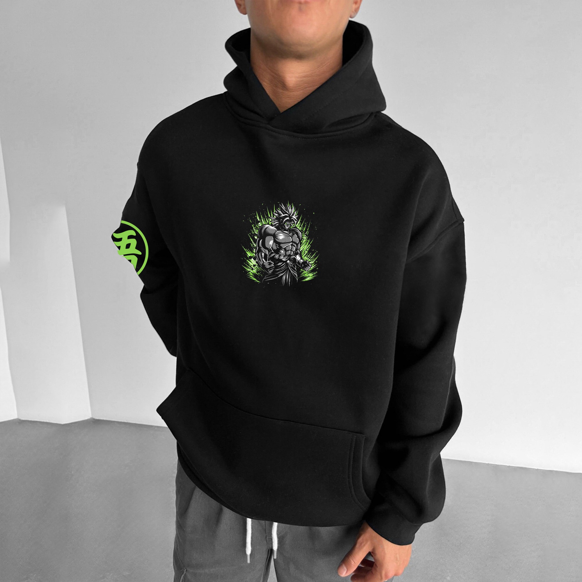 Unisex Anime Print  Casual Oversized Hoodie