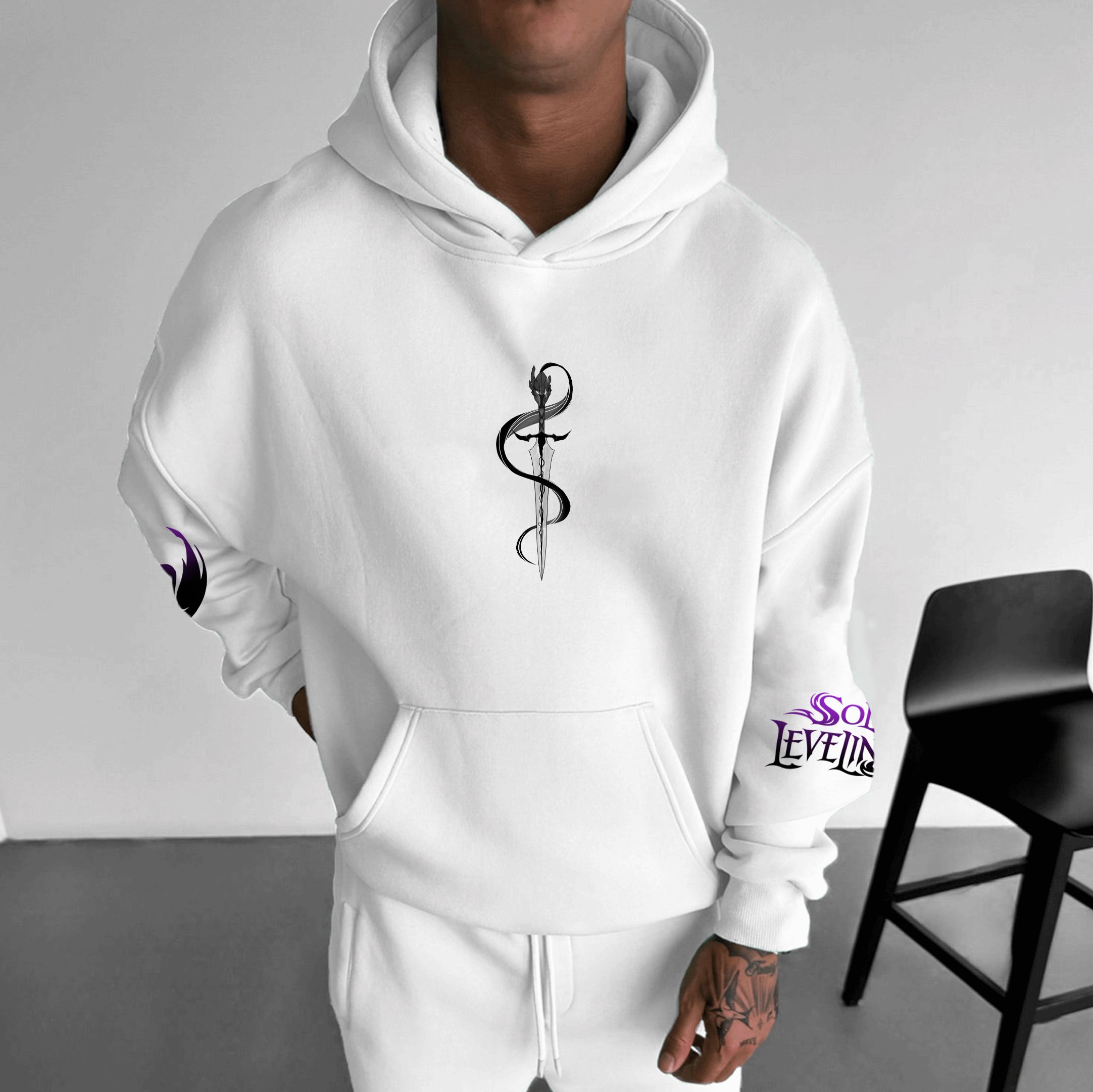 Unisex Anime Graphic Streetwear Vintage Hoodie