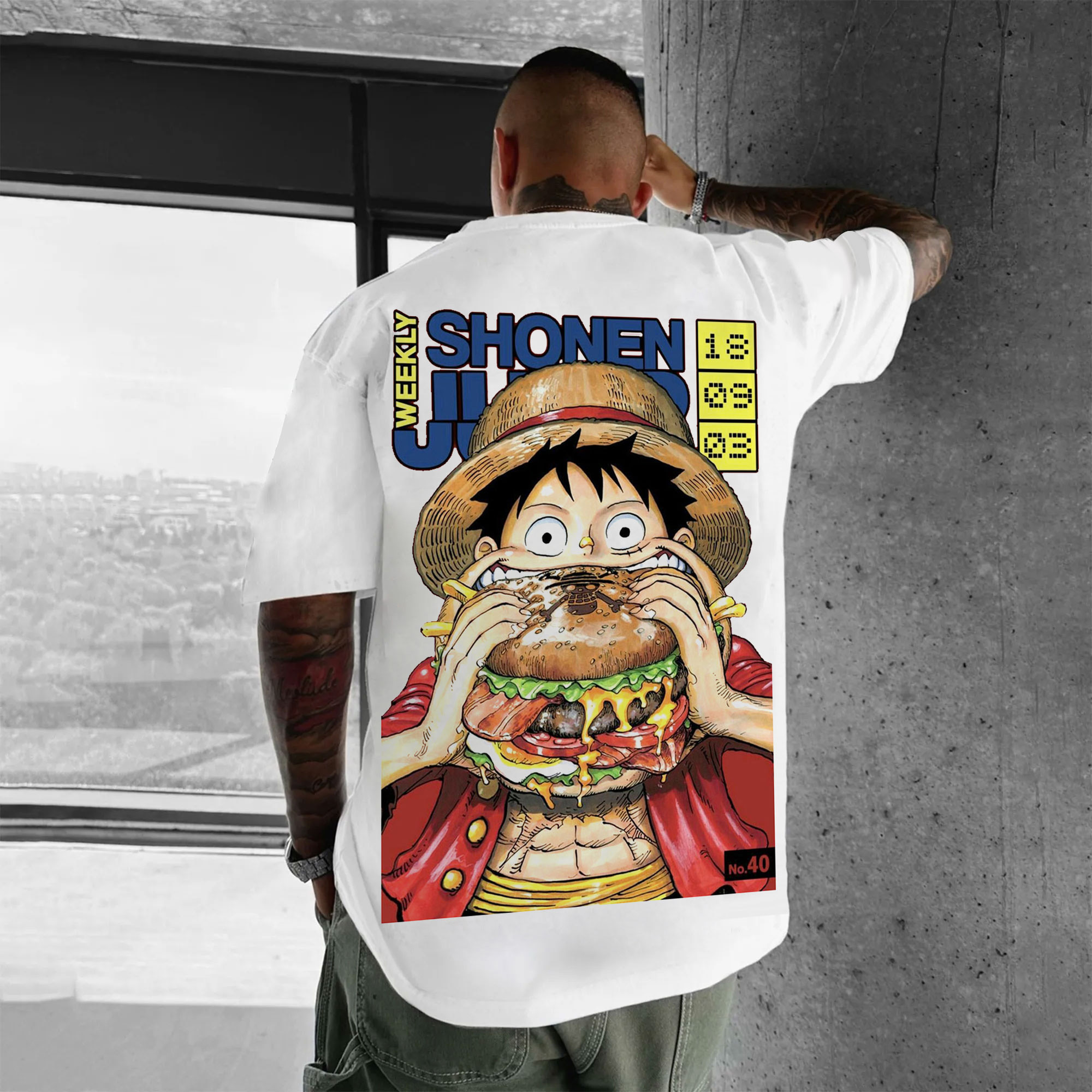 Unisex Anime Inspired Vintage T-Shirt丨