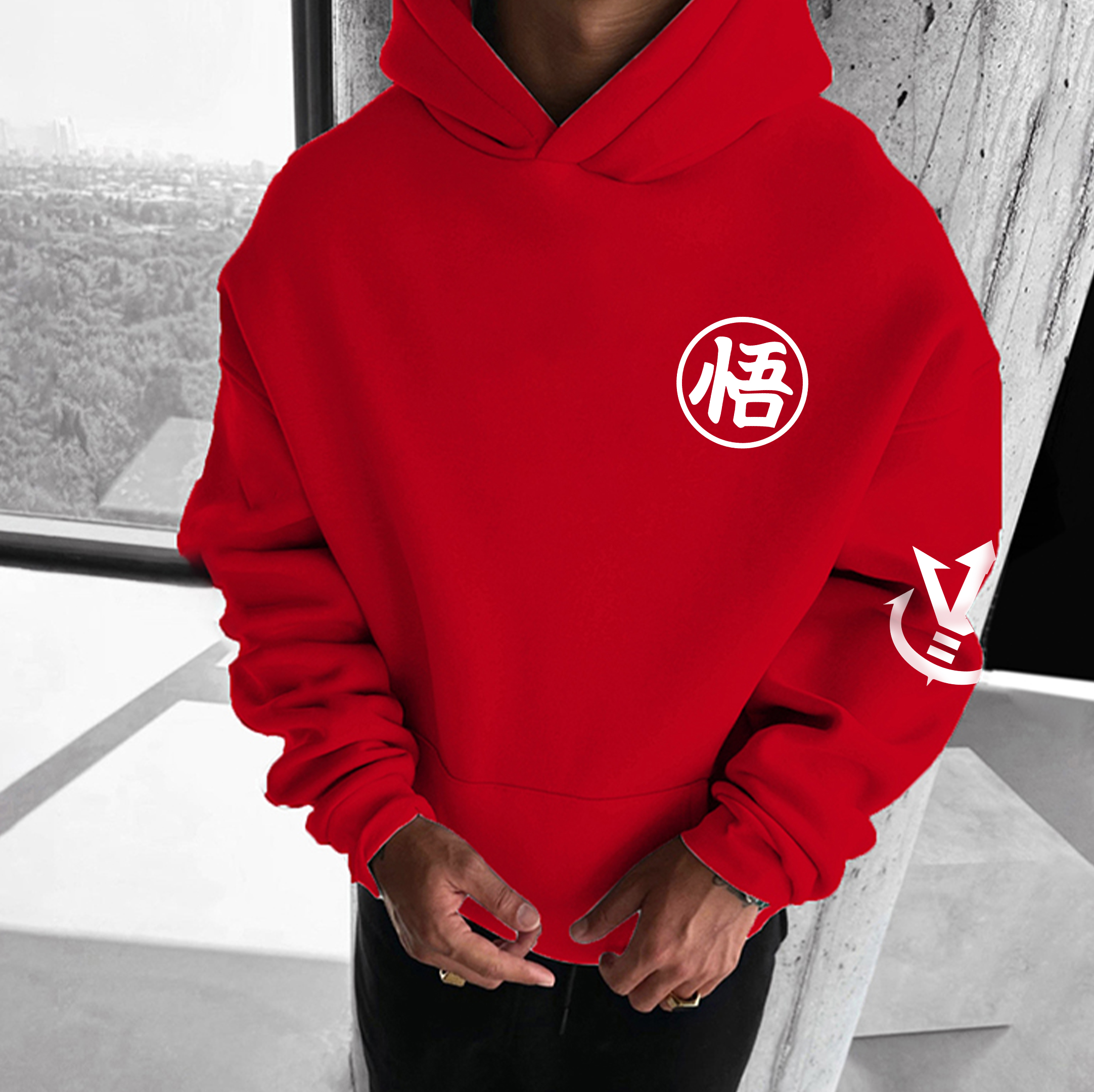 Unisex Anime Graphic Streetwear Vintage Hoodie-AnimeClothe