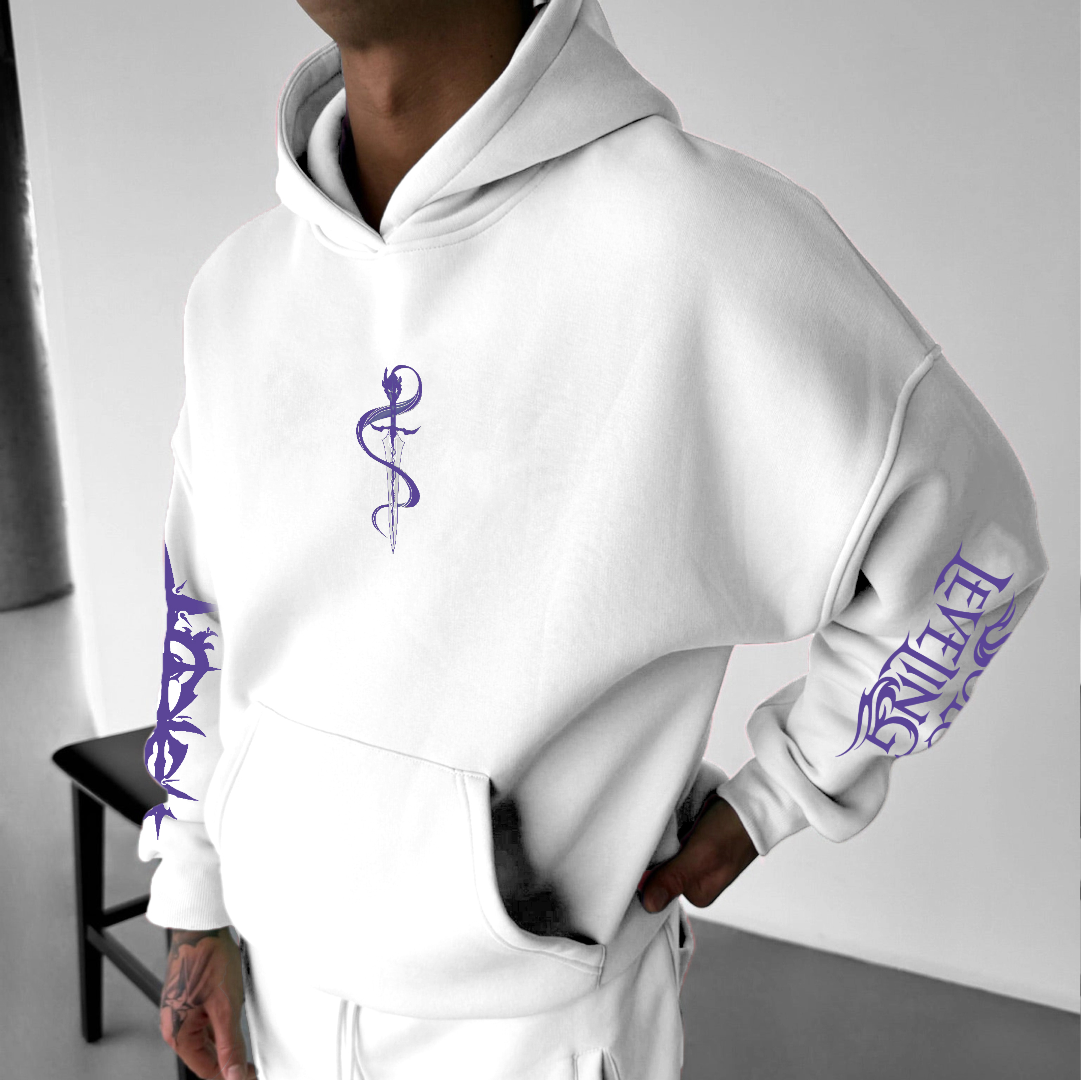 Unisex Anime Graphic Streetwear Vintage Hoodie