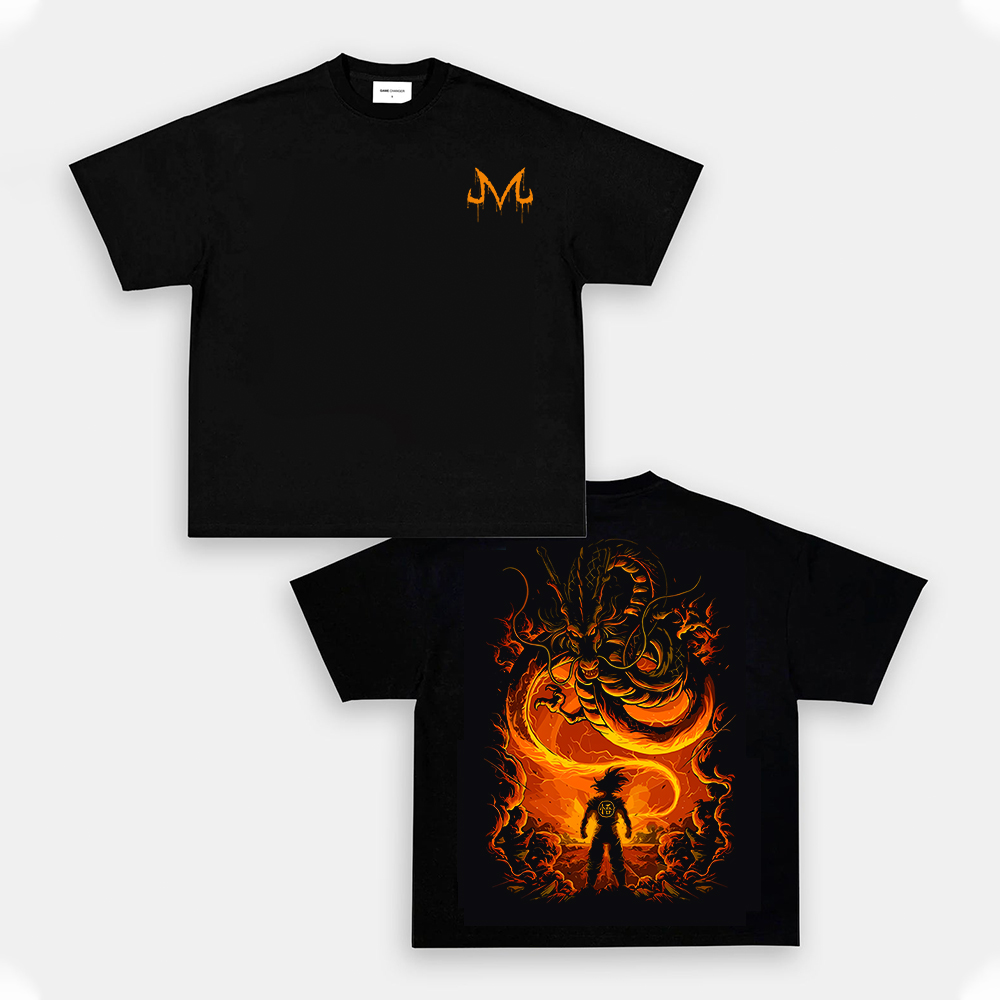Oversized Unisex Anime DB Print T-Shirt