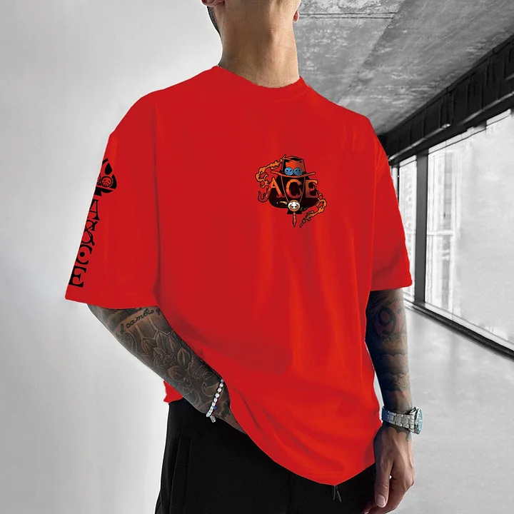 Unisex Anime Inspired Vintage T-Shirt丨
