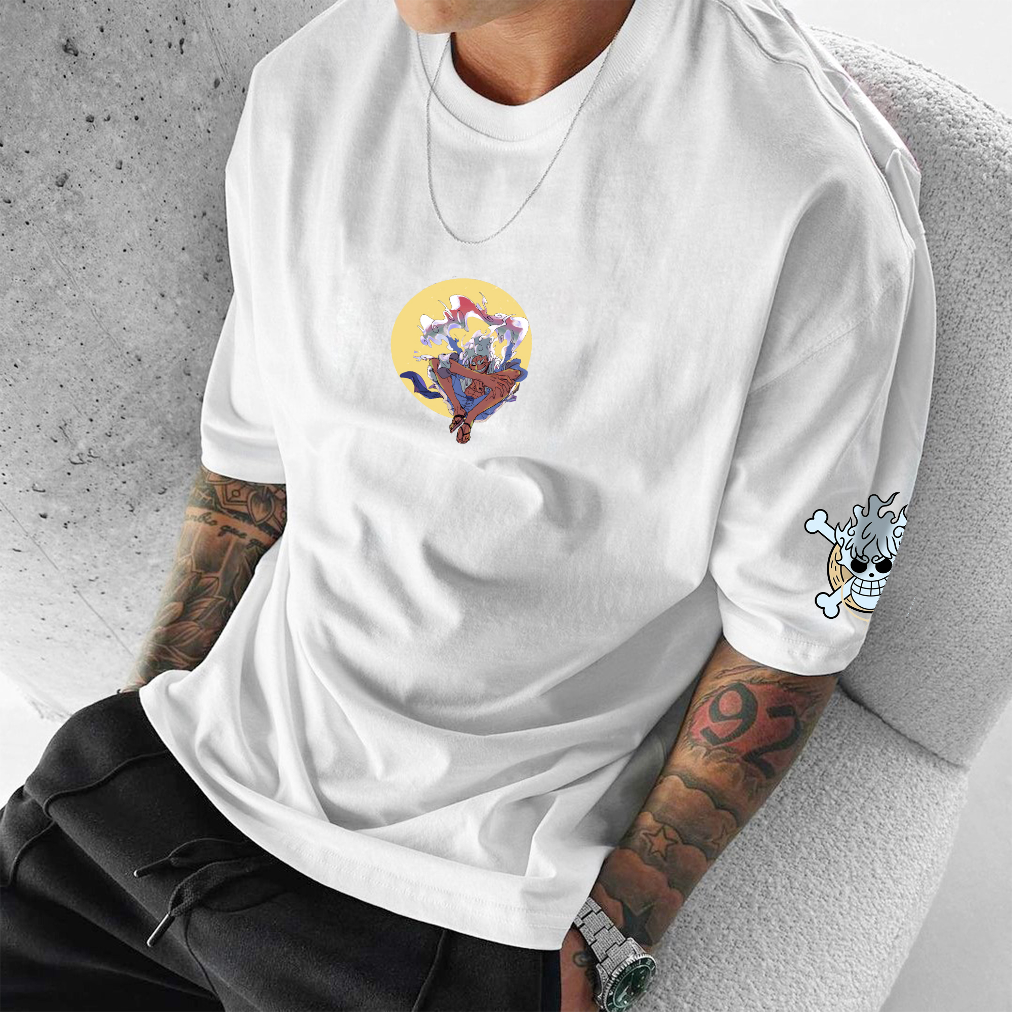 Unisex Anime Inspired Vintage T-Shirt丨One Piece