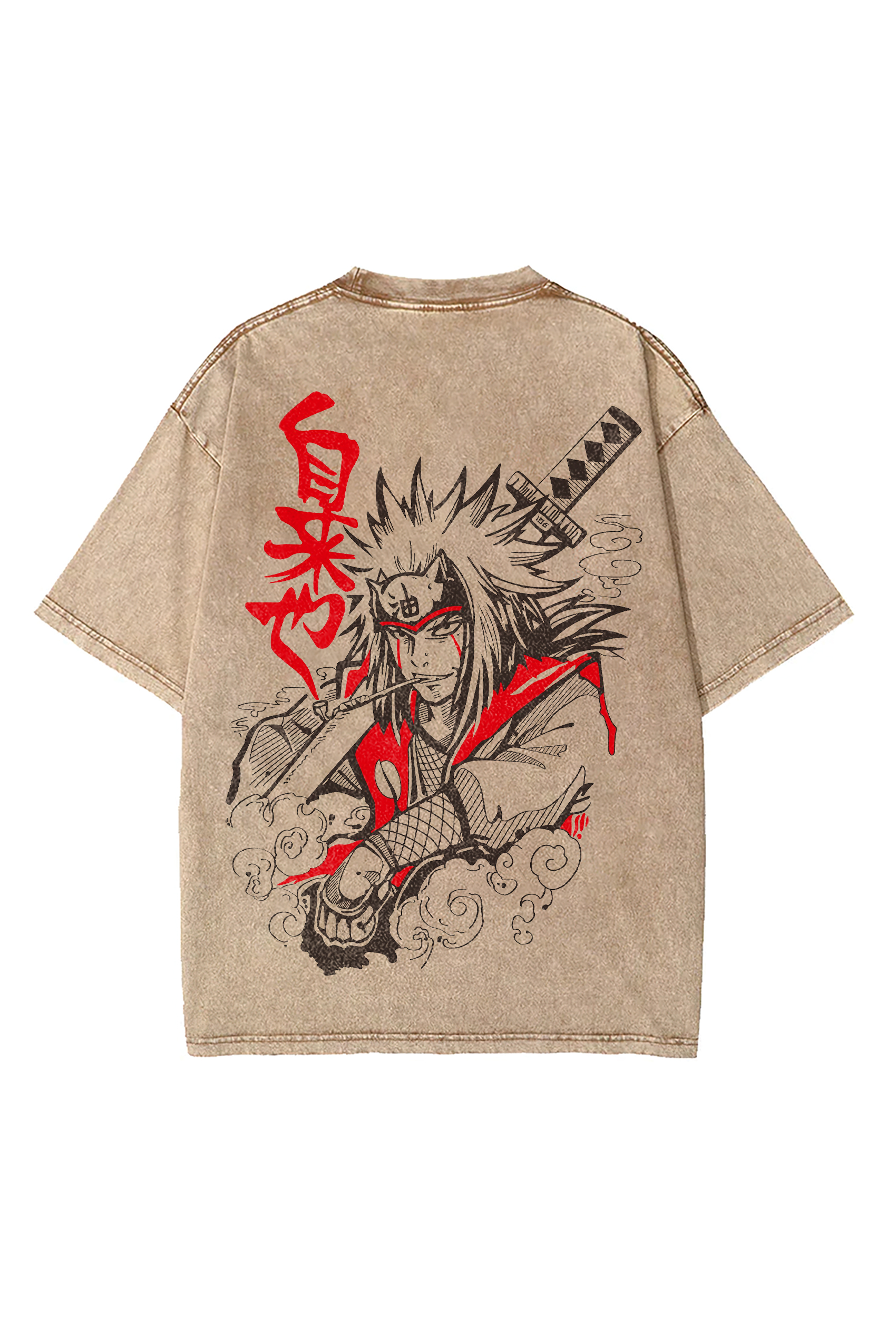 Naruto Jiraiya Washing T-Shirt