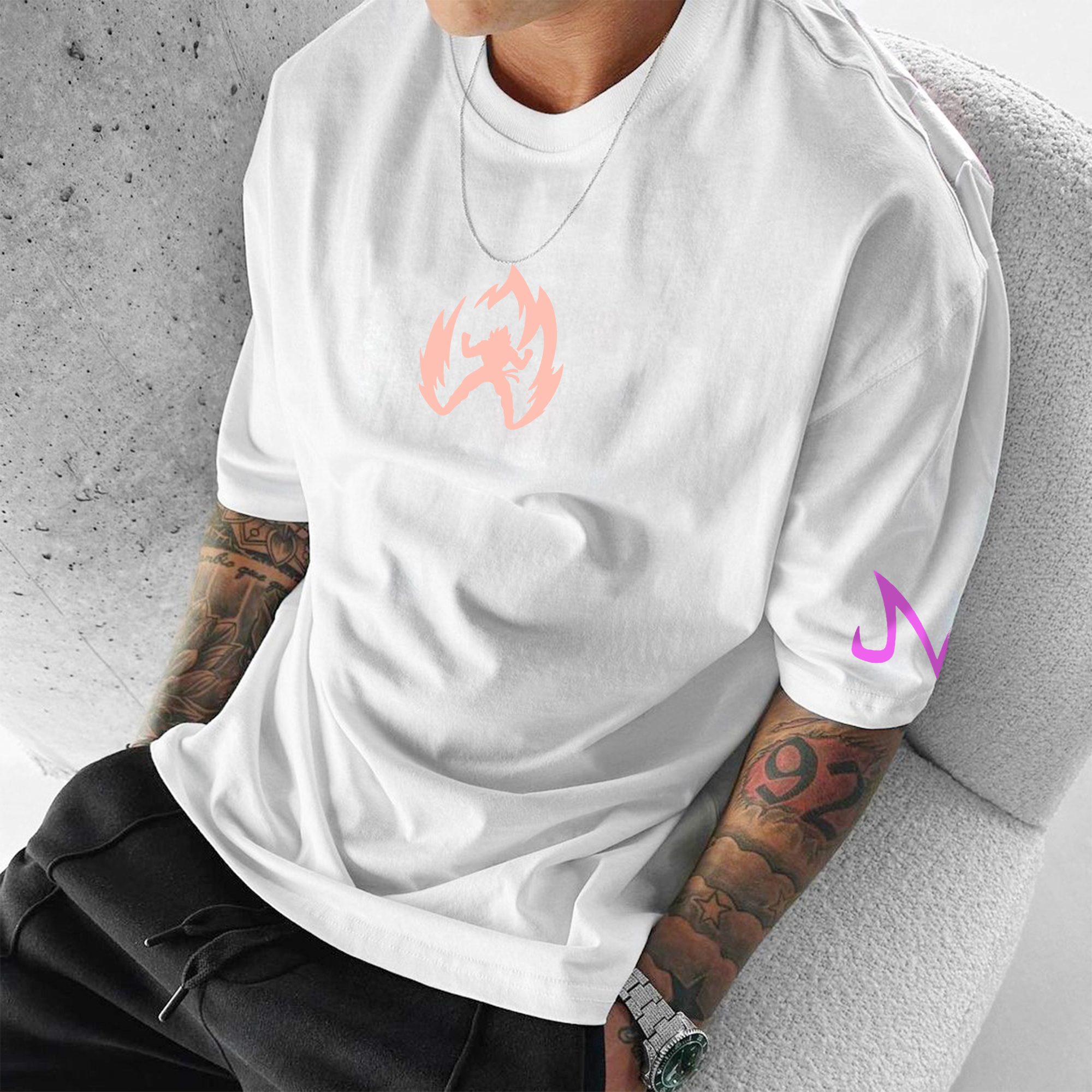 Unisex Anime Inspired Vintage T-Shirt丨-AnimeClothe