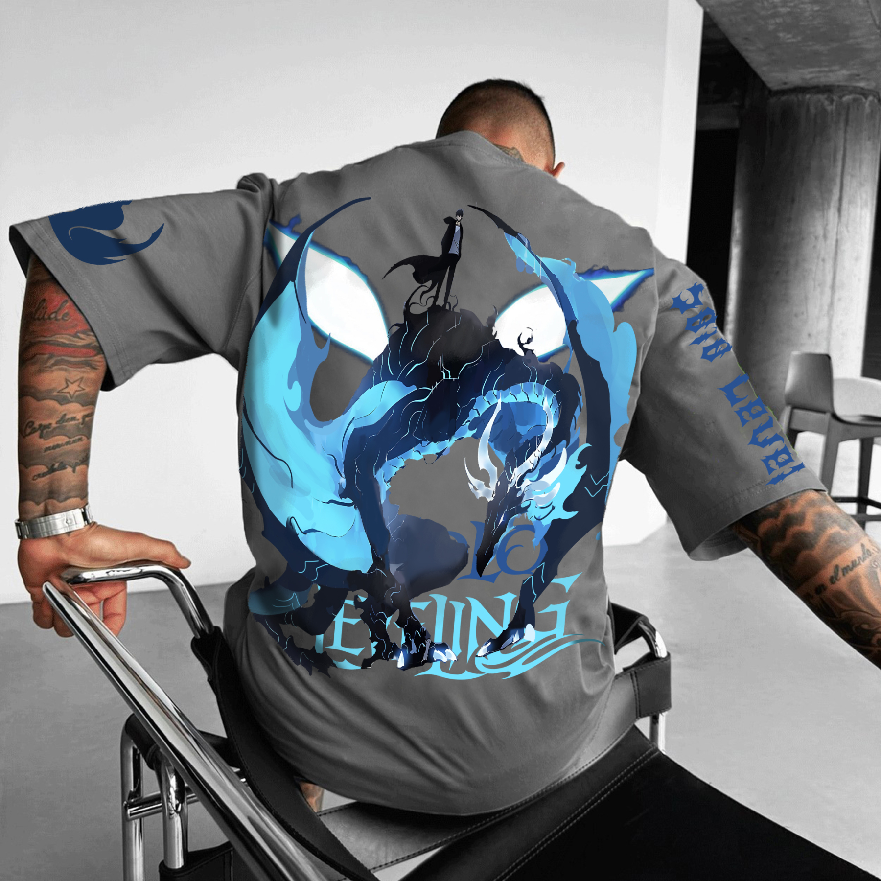 Unisex "Solo Leveling" Anime Inspired Vintage T-Shirt