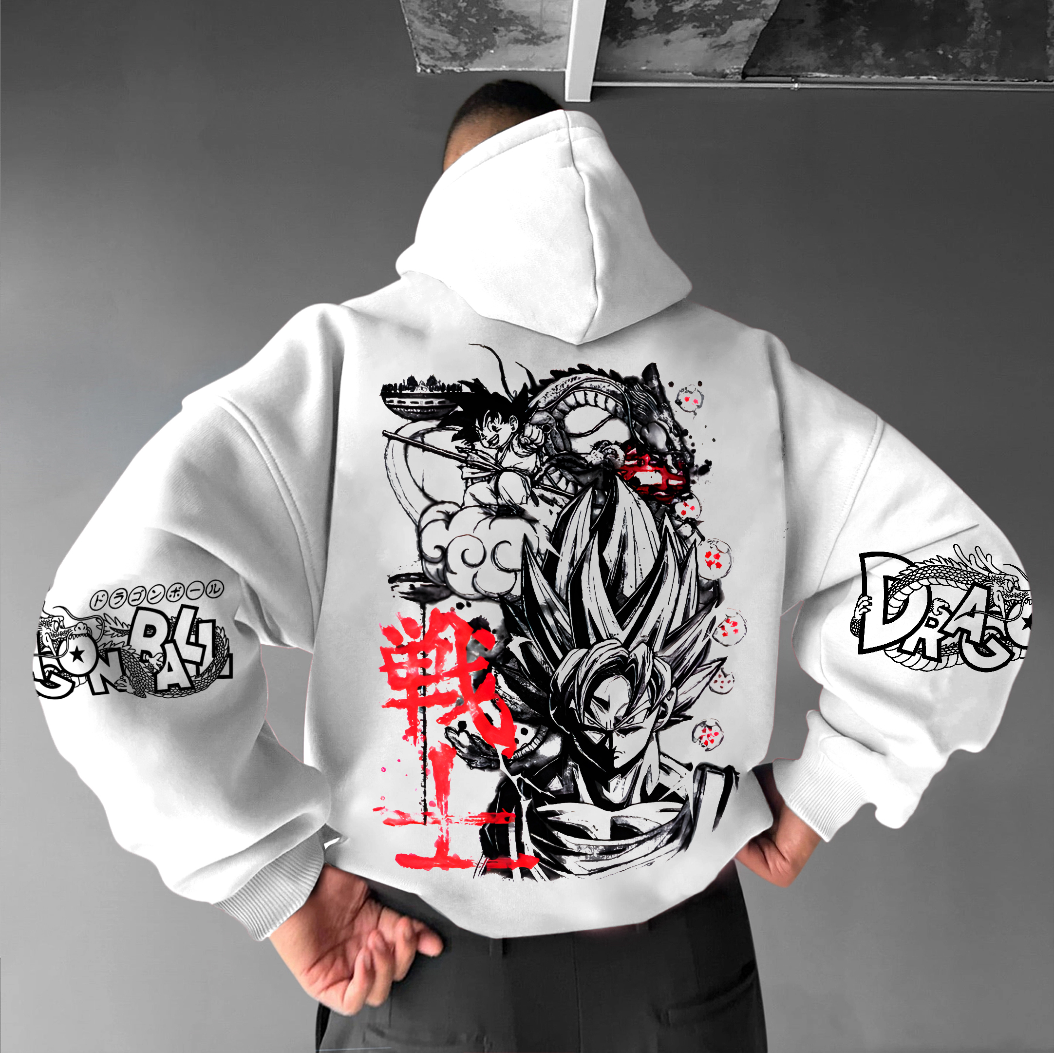 Unisex Anime Graphic Streetwear Vintage Hoodie-AnimeClothe