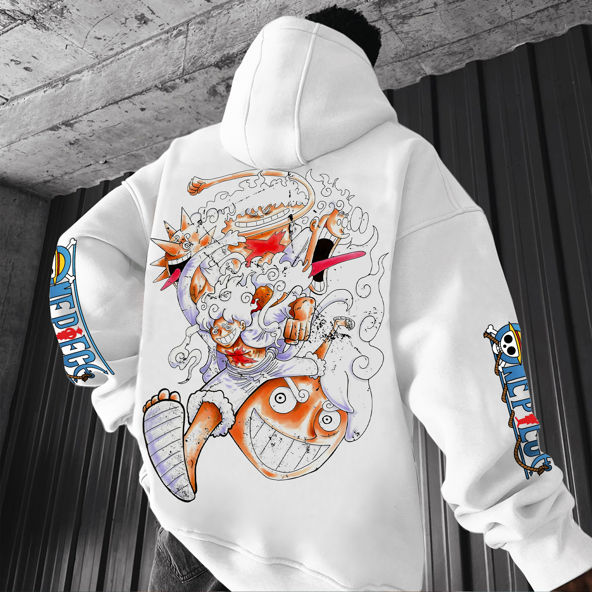 Unisex Vintage Hoodie丨Luffy Gear 5
