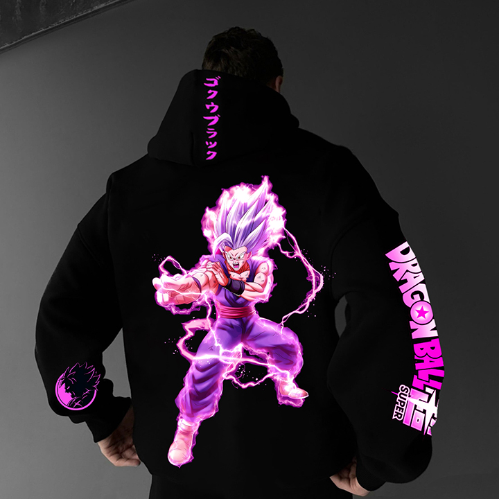 Unisex Anime Printed Casual Hoodie