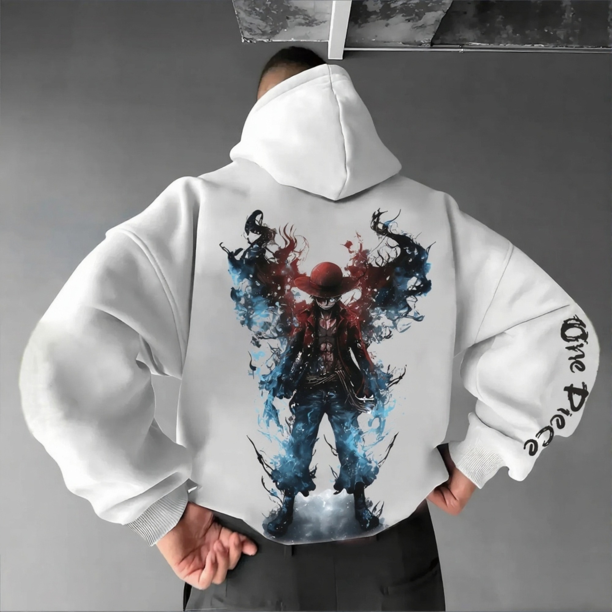 Unisex Anime Graphic Streetwear Vintage Hoodie