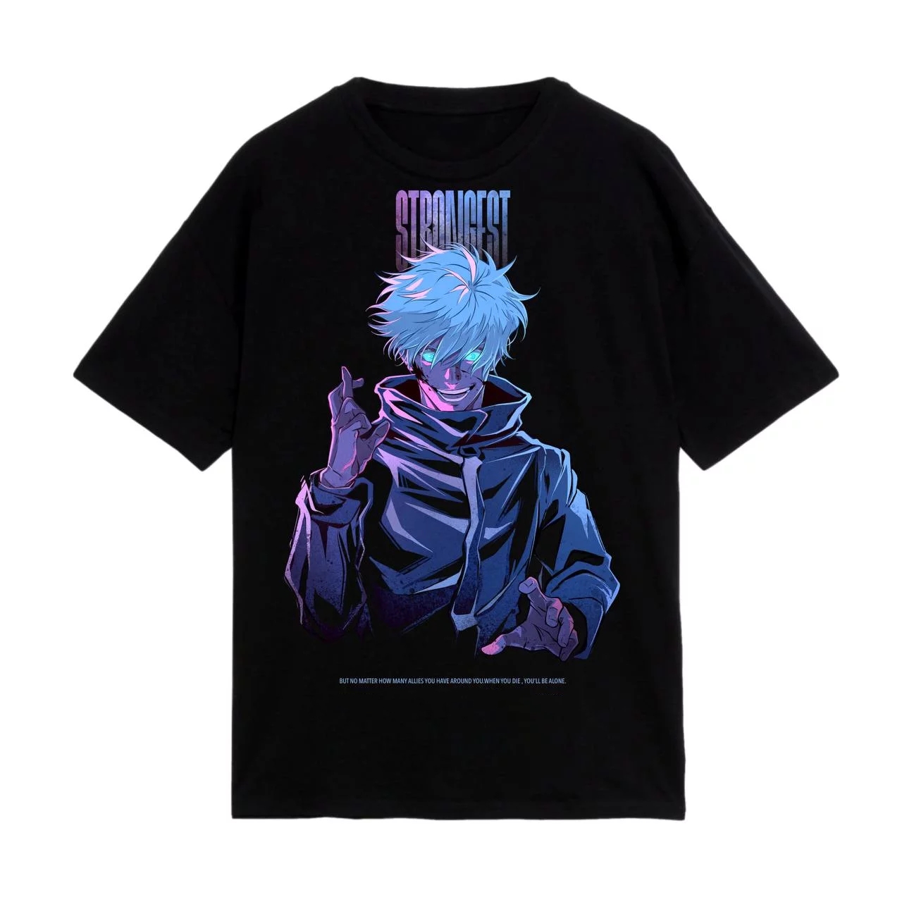 VINTAGE TEE丨Gojo Strongest Tee - JJK-AnimeClothe