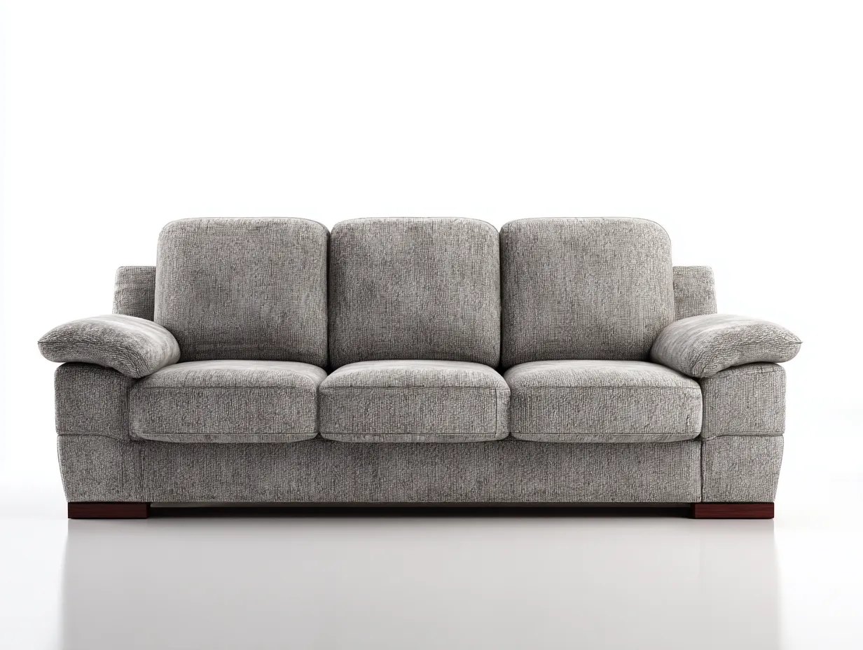 Gerades Sofa-Stoff-Holz-202x94x86 cm-Hellgrau-Zeitgenössischer Stil-Jaluxzahaus