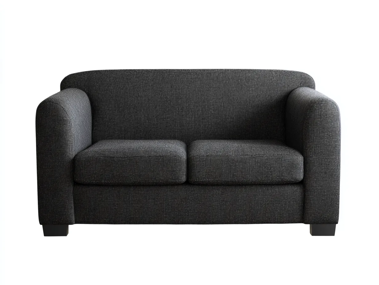 Gerades Sofa-Stoff-162x86x82 cm-Dunkelgrau-Schlichter Stil-Jaluxzahaus