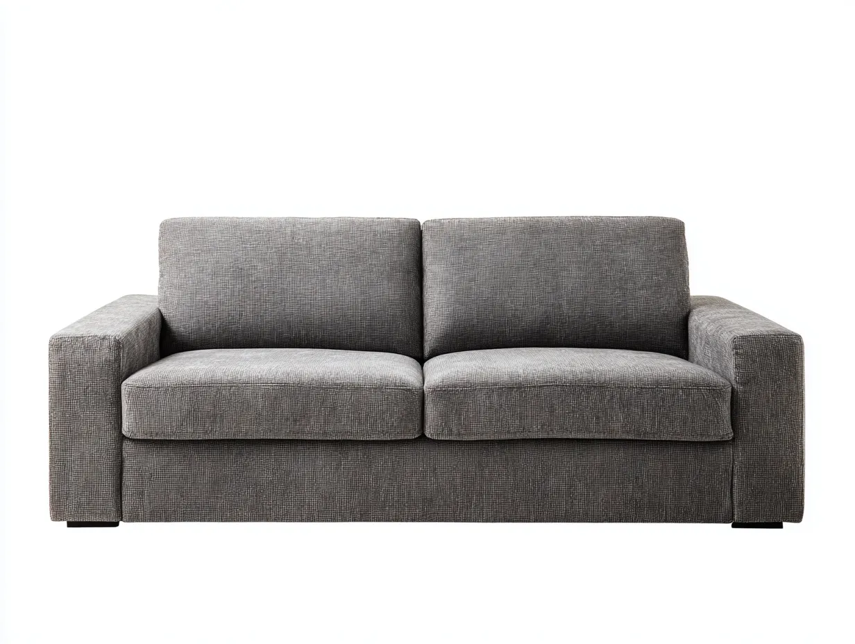 Gerades Sofa-Stoff-182x88x81 cm-Grau-Moderner Stil-Jaluxzahaus
