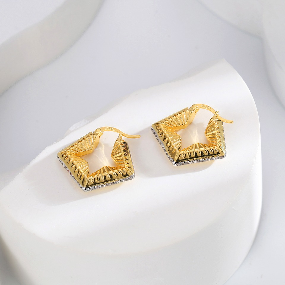 Modern Geometric Statement Earrings for Women