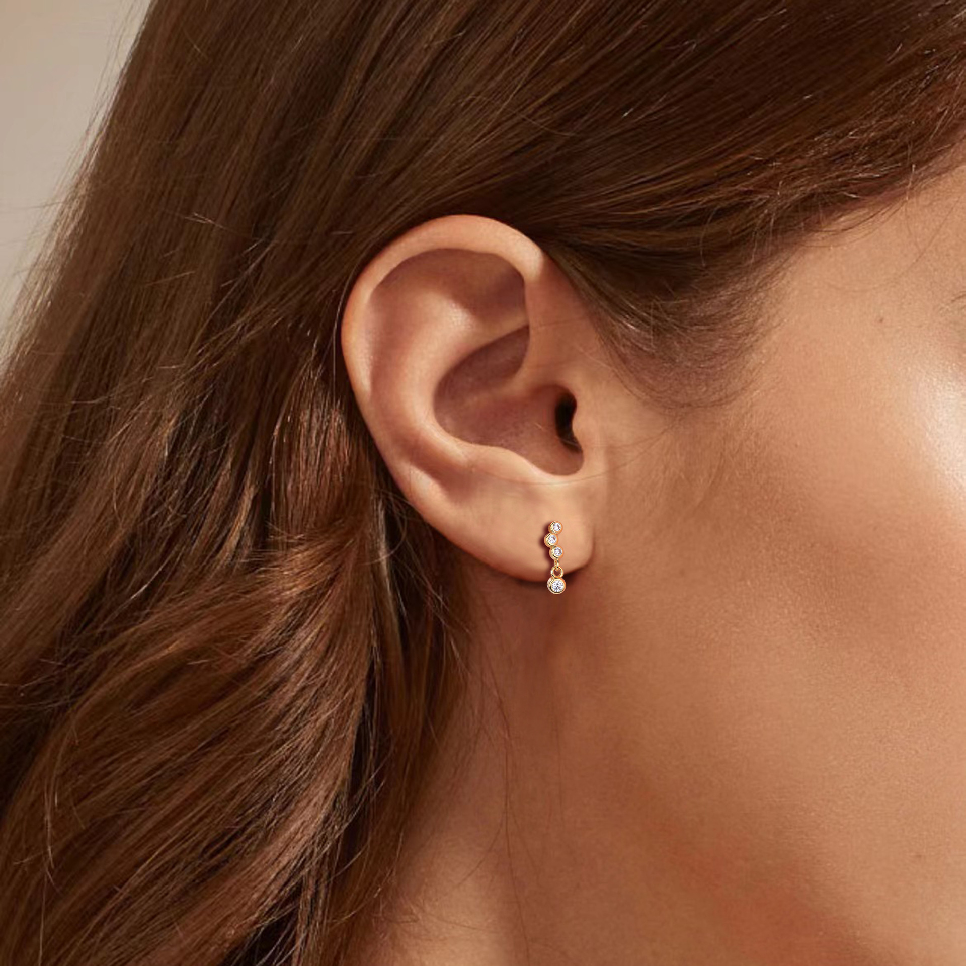 Simple Gold Hoop Earrings