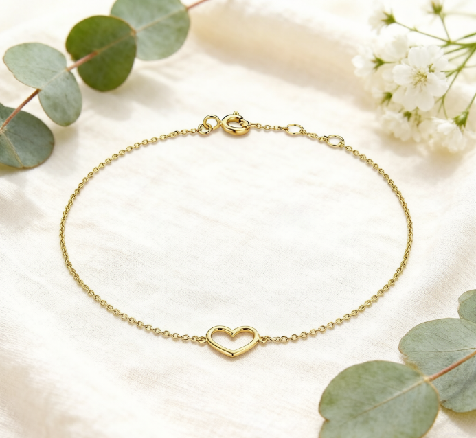 Dainty Minimalist Love Bracelet for Women