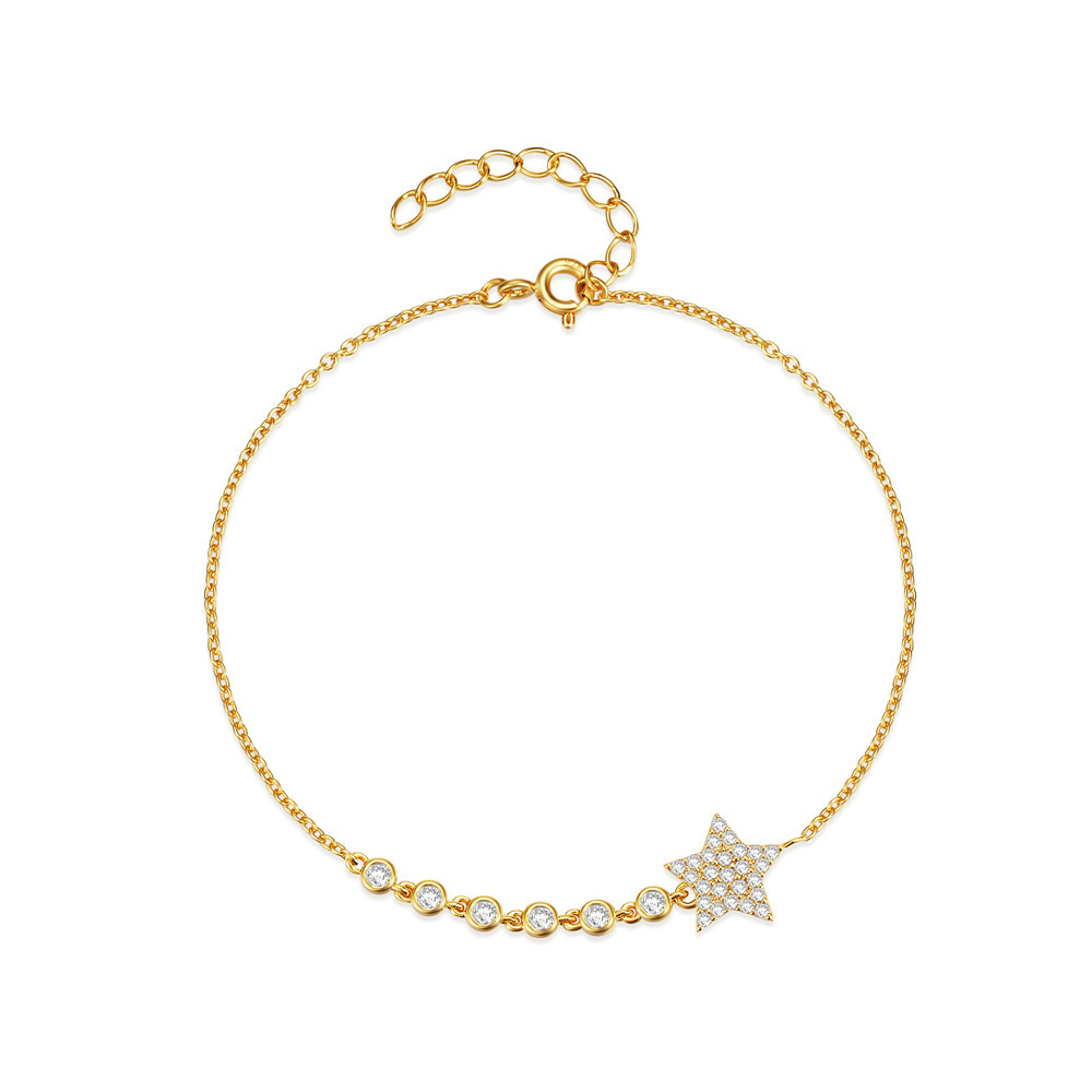 Dainty Paved Star and Bezel Set Crystal Jewelry for Women