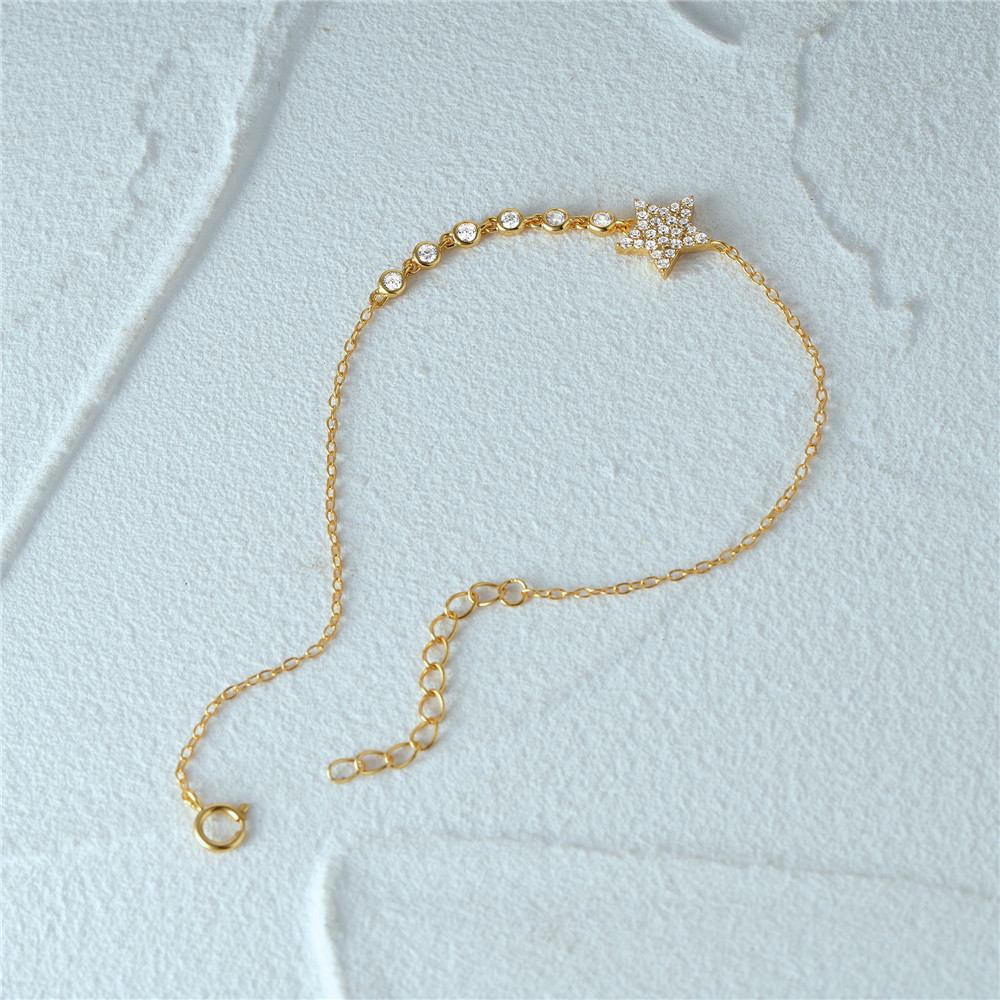 Dainty Paved Star and Bezel Set Crystal Jewelry for Women